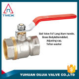 Gas Control Valve Polishing Dn40 Pn16 with Forged Female Thraeded Connection Blasting High Pressure Brass Ball Valve
