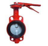 Soft Seat Double Axis Butterfly Valve in Wafer Type