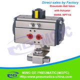 Pneumatic Trunnion Ball Valve with Actuator