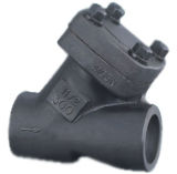 Forged Steel Y Pattern Swing Check Valve, Lift Check Valve (YH61Y-800LB)