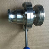 Stainless Steel Sanitary Male/End Cap Butterfly Valve