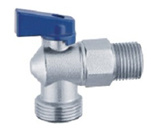 Sanipro Angle Valve with Blue Handle
