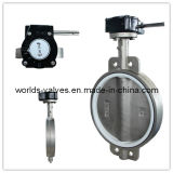 350 Stainless Steel Wafer Butterfly Valve (D7A1X-10/16)