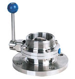 Sanitary Flanged Butterfly Valve