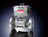 Pneumatic Stainless Steel Flanged Ball Valve