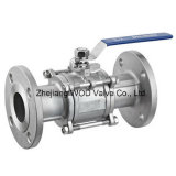 3PC Flanged Stainless Steel Ball Valve