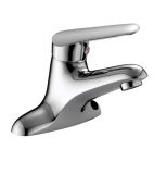 New Single Handle Double Hole Brass Chrome Basin Faucet Mixer (OT-8228)