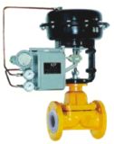 Weir Type PFA Lined Diaphragm Valve Flange Connect