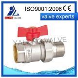 Brass Ball Valve with Butterfly Handle (YL219)