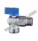 Brass Reduced Male Angle Gas Ball Valve with Aluminum Handle