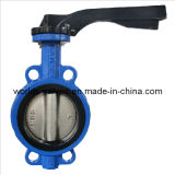 Ductile Iron Handle Wafer Butterfly Valve with Pin (WD7A1X-10/16)