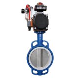 PTFE Seated Wafer Butterfly Valve with Pin