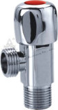 Chrome Plated Brass Angle Valve with Zinc Alloy Handle