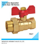 Butterfly Handle Brass Ball Valve with Union Dn25 Price