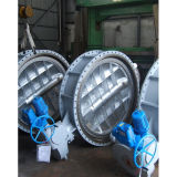 Large Size Stainless Steel Damper Butterfly Valve