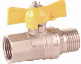 Brass Ball Valve with Butterfly Aluminium Handle (YED-A2006)