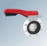 Butterfly Valve Drawing/PVDF Hand Wheel Type Butterfly Valve