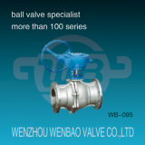 2PC Gear Operated Split Body Floating Ball Valve