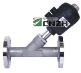 Flanged Pneumatic Angle Seat Valve