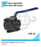 3-PC High Pressure Forged Carbon Steel Ball Valve 3000psi