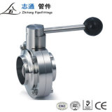 Sanitary Stainless Steel Weld Butterfly Valve