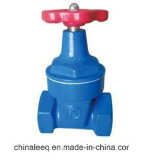 Cast Iron Resilient Seated Non Rising Stem Screwed Ends Gate Valve 200/250psi