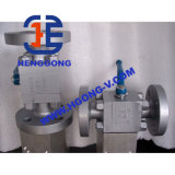 DIN High Pressure Pn64 3PC Forged Steel Ball Valve