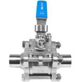 3PC Welding Ball Valve with Mounting Pad 1000wog