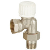 Brass Angle Radiator Valve with Nickle Plated (YD-RV011)