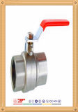 Nickel Plated Brass Ball Valve with Iron Handle