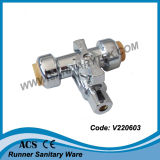 Push-Fit Connect Compression Tee Ball Valve (V220603)