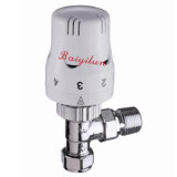 Automatic Straight Red Copper 15mm Radiator Valve