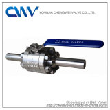 Forged Steel F304 Sw Ball Valve with Extended Pipe