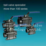 Forged 3-PC Stainless Steel Carbon Steel Ball Valve 800lb