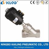 2 Way Stainless Steel Pneumatic Angle Seat Valve (KLJZF-15)