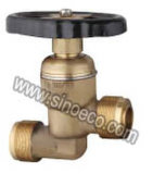 Brass Male Thread Stop Valve with Steel Handle