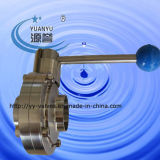 DIN Sanitary Butterfly Valve with Welded Ends