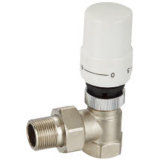 Brass Angle Radiator Valve with Nickle Plated (YD-RV007)