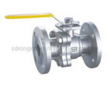 Stainless Steel DIN High Mounting Pad Flanged Ends Ball Valve