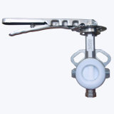 PTFE Stainless Steel Wafer Butterfly Valve