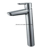 Single Handle Single Hole Pure Brass Heightening Hot & Cold Water Faucet (DCS-910)