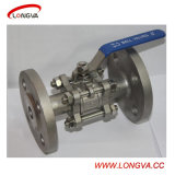 Stainless Steel Sanitary 3-Piece Double Flange Ball Valve