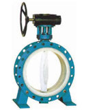 PTFE Full Lined Flange Butterfly Valve