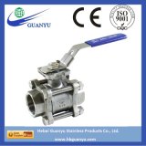 3PC Stainless Steel Ball Valve Threaded End with Mounting Pad, Full Bore, 1000psi