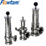 Food Grade Stainless Steel Sanitary Safety Pressure Relief Valve