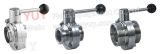 Food Grade Sanitary Stainless Steel Butterfly Valve Yd