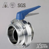 Triclamp Sanitary Ss034 Butterfly Valve with Fiber Handle