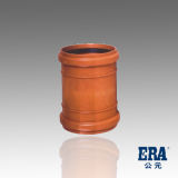 Plastic Coupling with Rubber (DIN PVC Pipe Fitting for Drainage) PVC Drainage Fitting
