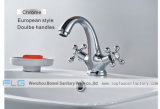 European Style Chrome Finishing Dual Handles Bathroom Faucet/ Basin Mixer Sink Taplh8158