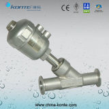 2000y-J684f-16r Stainless Steel Pneumatic Clamp Angle Seat Valve with Ss Head Ss304 Ss316